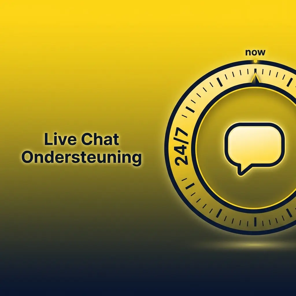 Carlospin live chat klantenservice icoon rechtsonder op de website voor directe ondersteuning