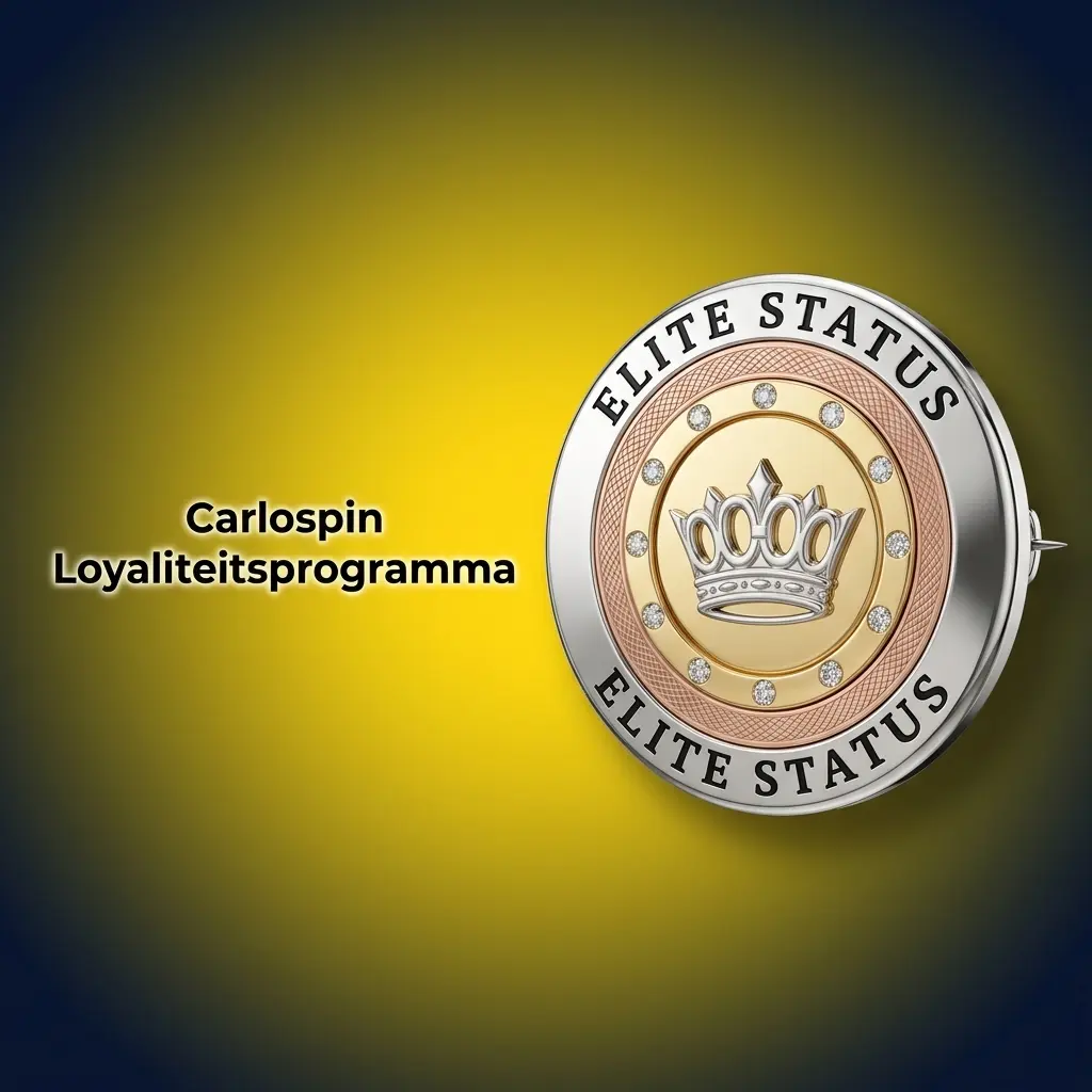 Carlospin loyaliteitsprogramma met niveaus: Brons, Zilver, Goud, Platina en VIP voor casinospelers