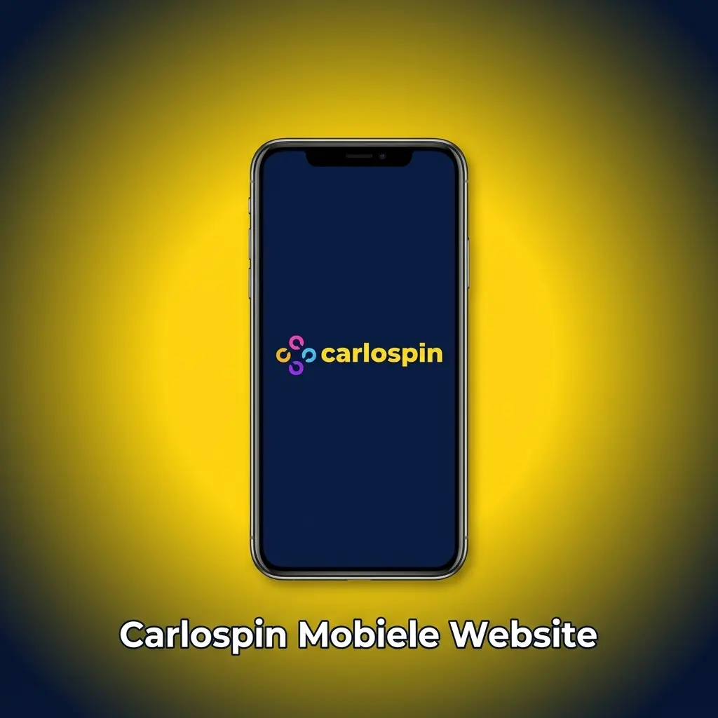 Carlospin mobiele website op smartphone en tablet, toegankelijk via iOS en Android zonder app-installatie