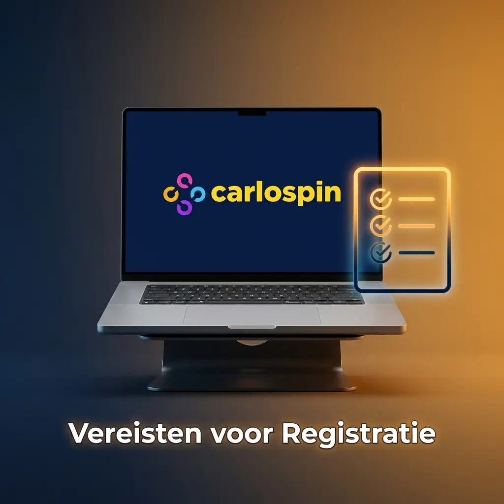 Carlospin registratievereisten: minimumleeftijd 18 jaar, één account, correcte persoonsgegevens en KYC-verificatie vereist.